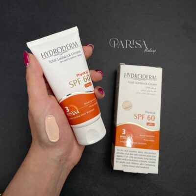 ضدآفتاب رنگی فیزیکال هیدرودرم SPF 60(بژ روشن)