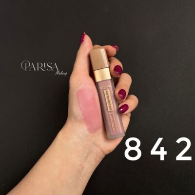 رژلب مایع مات لورآل مدل Less Chocolate شماره 842