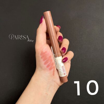 رژلب مدادی سوپراستی میبلین مدل ink crayon شماره 10