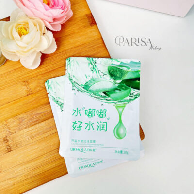 ماسک ورقه ای آلوئه ورا و گلیسیرین بیوآکوا