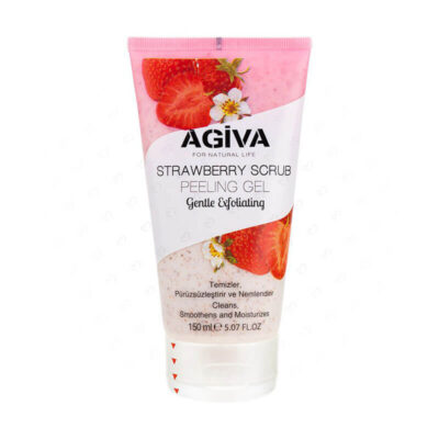 ژل پیلینگ توت فرنگی AGIVA