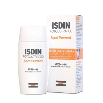 ضدآفتاب بی رنگ ISDIN SPF 50 مدل Spot Prevent