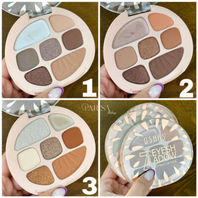 پالت سایه 7 رنگ Ushas مدل 7Colors