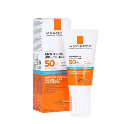 کرم ضدآفتاب بی رنگ لاروش پوزای SPF 50 مناسب پوست خشک