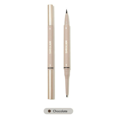 مداد ابرو 2 در 1 شیگلم SHEGLAM مدل Brows On Demand رنگ CHOCOLATE