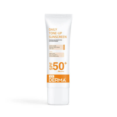 ضدآفتاب بدون رنگ رطوبت رسان 101DERMA مدل Daily Tone-up(SPF 50)