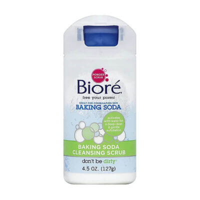 اسکراب صورت پودری بیوره Biore مدل Baking Soda مناسب پوست مختلط