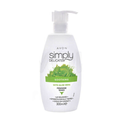 ژل بهداشتی بانوان اون AVON سری Simply Delicate مدل Soothing Aloe Vera