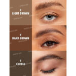 مداد ابرو شیگلم SHEGLAM مدل Dual Ended Feathery Angled رنگ Coffee - Image 5