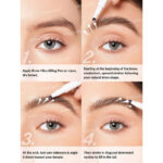 هاشور ابرو شیگلم SHEGLAM مدل Feather Better Liquid رنگ Dark Brown - Image 4