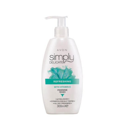 ژل بهداشتی بانوان اون AVON سری Simply Delicate مدل Refreshing Vitamin E