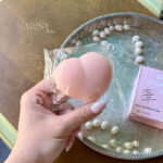 صابون روشن کننده بدن هلویی BABY POWDER - Image 3