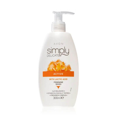 ژل بهداشتی بانوان اون AVON سری Simply Delicate مدل Active Lactic Acid