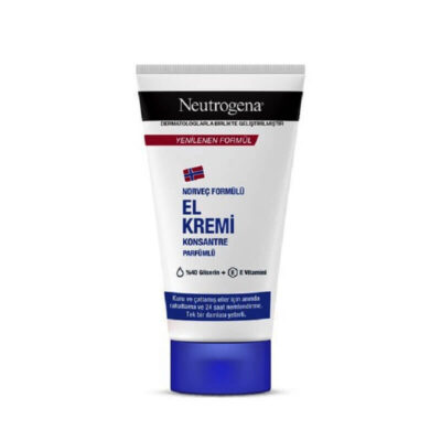 کرم مرطوب کننده دست معطر و کنسانتره نوتروژینا EL Kremi
