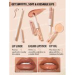 ست خط لب و رژ لب مایع دو سر شیگلم SHEGLAM مدل SOFT 90'S Glam رنگ HAUTE COCOA - Image 3