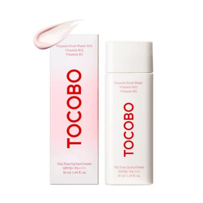 کرم ضدآفتاب ضدچروک و ویتامینه توکوبو TOCOBO مدل Vita Tone Up(SPF 50)