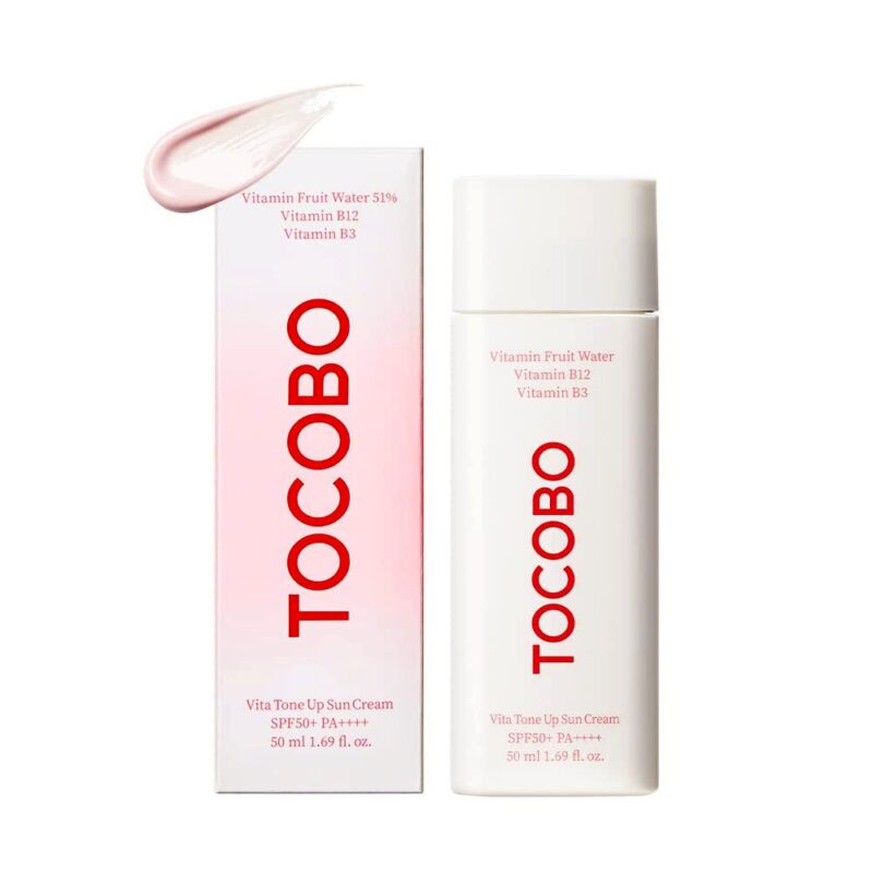 کرم ضدآفتاب ضدچروک و ویتامینه توکوبو TOCOBO مدل Vita Tone Up(SPF 50)