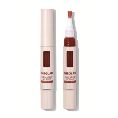 بالم لب آینه ای شیگلم SHEGLAM مدل Glow Addict رنگ Rocky Road