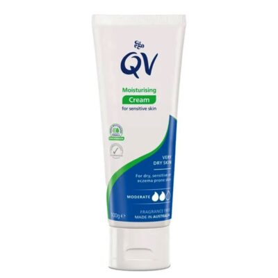 کرم مرطوب کننده و آبرسان قوی کیو وی QV مخصوص پوست خشک و حساس