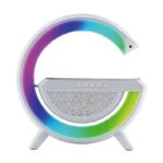 اسپیکر بلوتوثی و شارژر وایرلس LED مدل BT 2301 رنگ سفید - Image 3