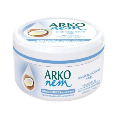 کرم دست صورت و بدن آرکو نم ARKO nem مدل روغن نارگیل