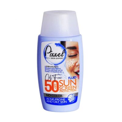 ضدآفتاب بی رنگ پیکسل Pixxel مخصوص پوست چرب و مستعد جوش(SPF 50)