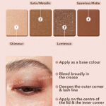 سایه چشم چهارتایی شیگلم SHEGLAM مدل Essential Square رنگ Quad Veil - Image 5