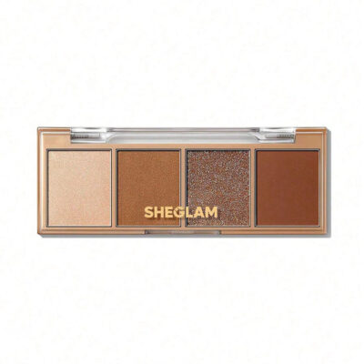 سایه چشم چهارتایی شیگلم SHEGLAM مدل Essential Square رنگ Quad Veil