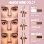 کانتور و هایلایتر بینی دو سر شیگلم SHEGLAM مدل Fine Line 2-In-1 رنگ Umber - Image 2