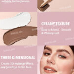 کانتور و هایلایتر بینی دو سر شیگلم SHEGLAM مدل Fine Line 2-In-1 رنگ Buff - Image 2