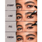 خط چشم دوطرفه استمپی شیگلم SHEGLAM مدل WING IT رنگ BROWN - Image 3