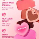 رژگونه کرمی قلبی شیگلم SHEGLAM مدل Playing Cupid رنگ ADORN - Image 6
