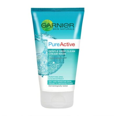 ژل شستشو و اسکراب روزانه گارنیر Garnier مدل Pure Active Daily Deep Pore Wash(150 میل)