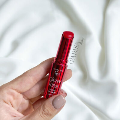 بالم لب رنگی SPF 15 گلدن رز مدل Glow Kiss رنگ Strawberry 02