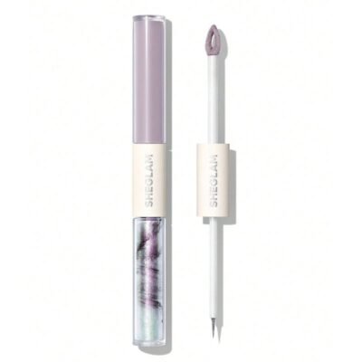 سایه مایع دوطرفه شیگلم SHEGLAM مدل Silk & Sparkle Double Ended رنگ LAVENDER