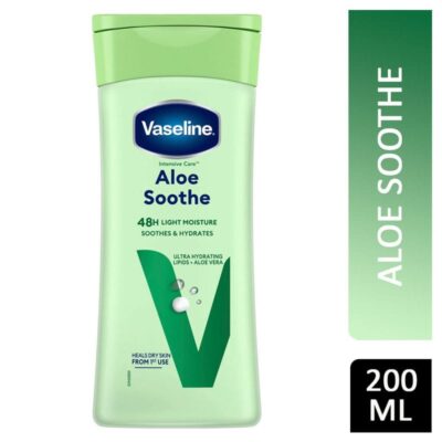 لوسیون بدن وازلین مدل Aloe Soothe(200 میل)