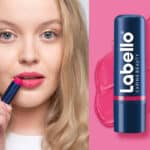 بالم لب رنگی 3 در 1 لبلو Labello مدل Caring Beauty رنگ Pink - Image 2