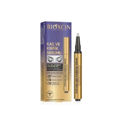 سرم تقویت مژه و ابرو بیوکسین BIOXCIN حاوی کلاژن و هیالورونیک اسید(3 میل)