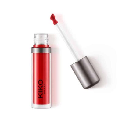 رژلب مایع مات کیکو میلانو KIKO MILANO مدل Veil رنگ Cherry Red (شماره 13)