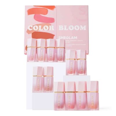 پک 12 عددی رژگونه مایع شیگلم SHEGLAM مدل Color Bloom