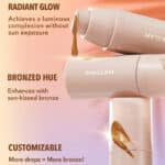 برانزر شاین قطره ای شیگلم SHEGLAM مدل Glo Hero Bronzing Drops - Image 8