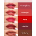 رژ لب مایع مات کوشنی شیگلم SHEGLAM مدل Pout Pillow Cushion Matte رنگ Catching Z's - Image 5