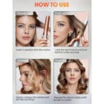 دستگاه فر کننده مو شیگلم SHEGLAM سایز 32mm مدل It-Curl Curling Iron - Image 5