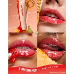 لیپ گلاس کریستالی مرطوب کننده شیگلم SHEGLAM مدل Crystal Glazed Moisturizing Lip Gloss رنگ Melon Pop - Image 3