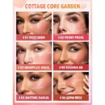 پالت رژگونه کرمی شیگلم SHEGLAM مدل Flush Crush رنگ Cottage Core Garden - Image 6