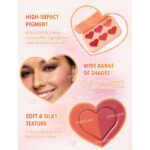 پالت رژگونه کرمی شیگلم SHEGLAM مدل Flush Crush رنگ Cottage Core Garden - Image 5