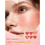 پالت رژگونه کرمی شیگلم SHEGLAM مدل Flush Crush رنگ Cottage Core Garden - Image 4