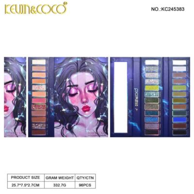 پالت سایه 3 طبقه 36 رنگ KEVIN & COCO(کد KC83)
