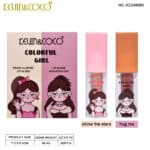 پک دو عددی لیپ گلاس و رژلب مایع مات KEVIN & COCO مدل Colorful Girl - Image 3