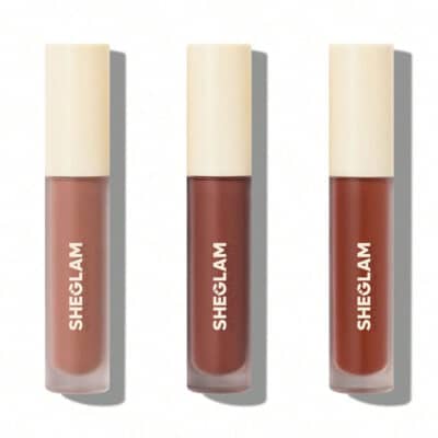 مینی ست سه عددی رژلب مایع مات شیگلم SHEGLAM مدل Matte Allure Mini Set رنگ Nude Beach